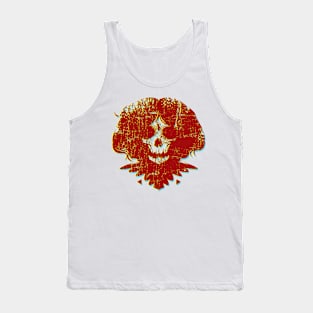 Ghost Face - Red Tank Top